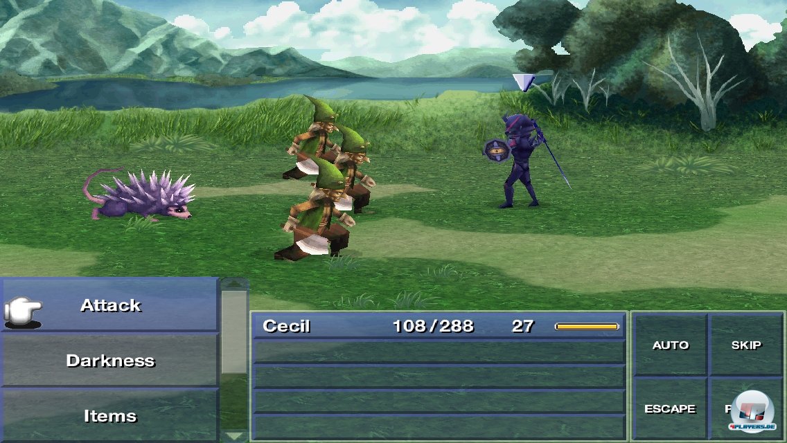 Spielerisch entspricht die iOS-Version dem DS-Original - es warten Kämpfe, die (typisch für das klassische Final Fantasy) sehr anspruchsvoll sind.