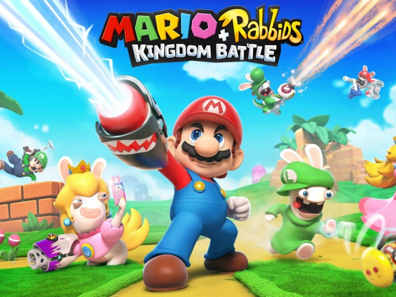 Das Cover von Mario + Rabbids Kingdom Battle, exklusiv auf der Nintendo Switch erhältlich.