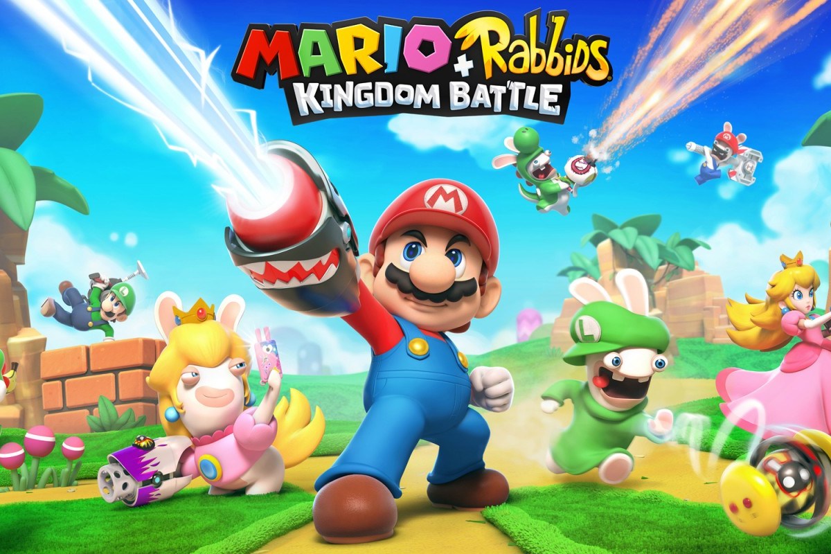 Das Cover von Mario + Rabbids Kingdom Battle, exklusiv auf der Nintendo Switch erhältlich.