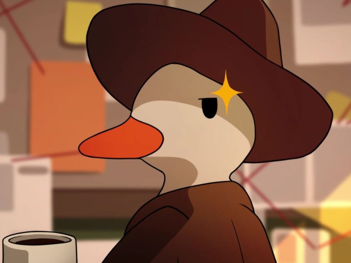 Ein Bild des Hauptcharakters aus Duck Detective: The Secret Salami