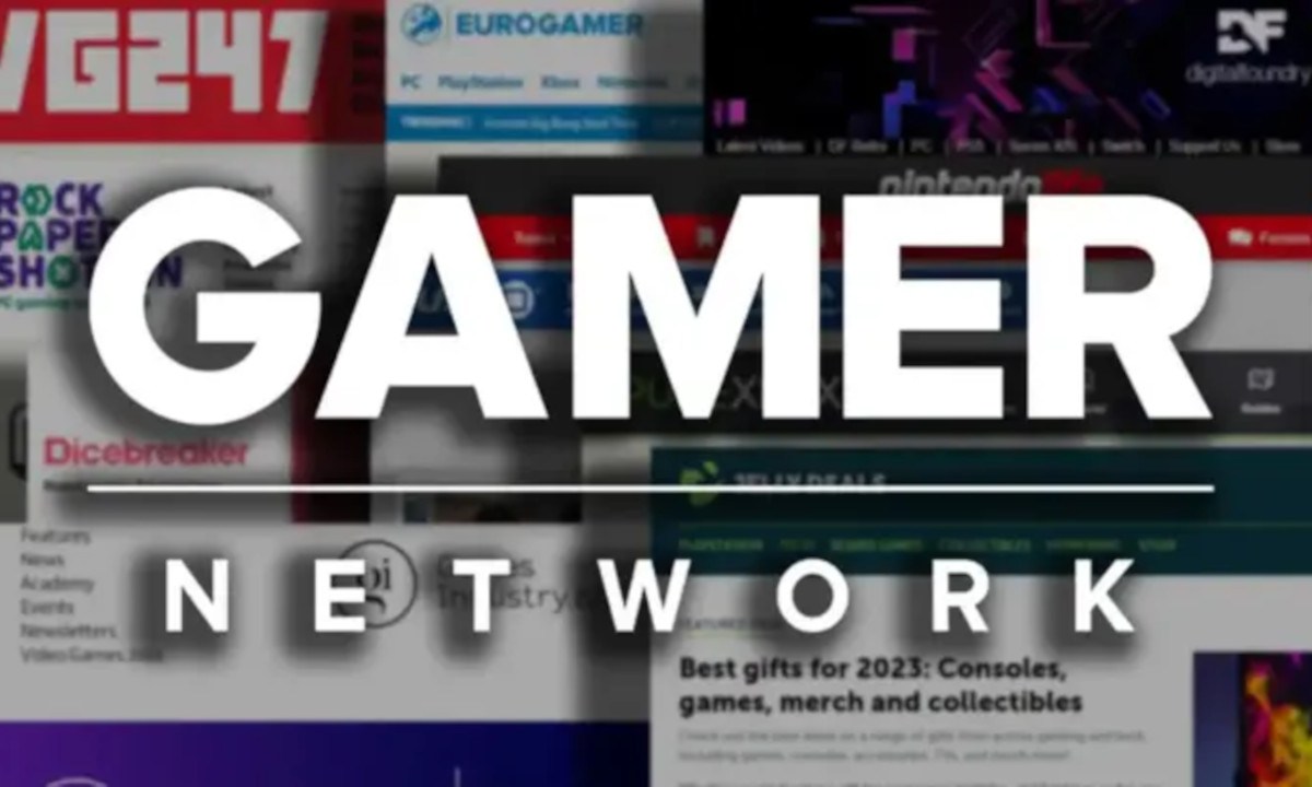 Das Logo von Gamer Network, der von IGN gekauften Gruppe von Games-Magazinen.